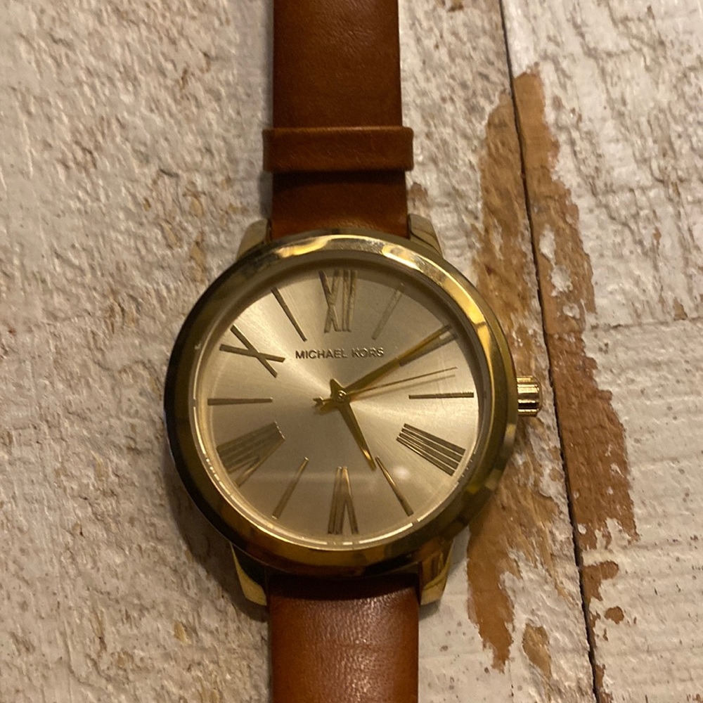 Michael Kors leather watch